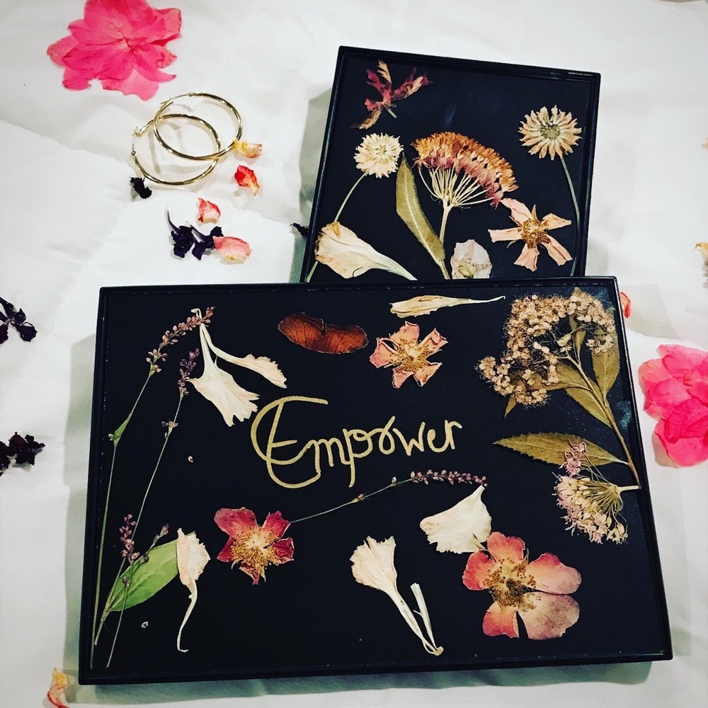 Handcrafted REAL FLOWERS